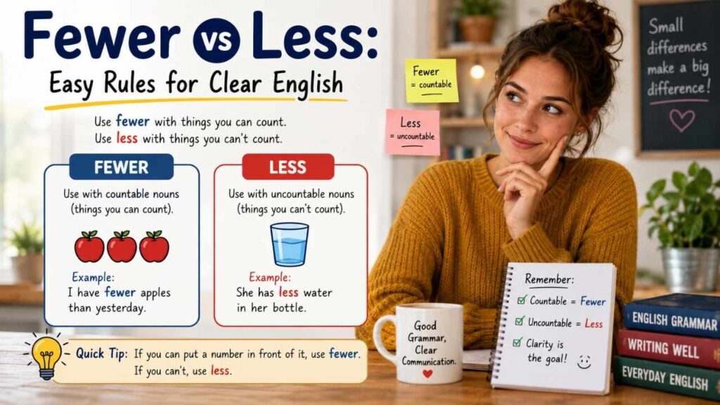 What Does Fewer Mean?