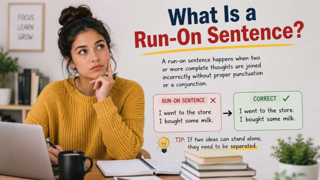 What Is a Run-On Sentence?