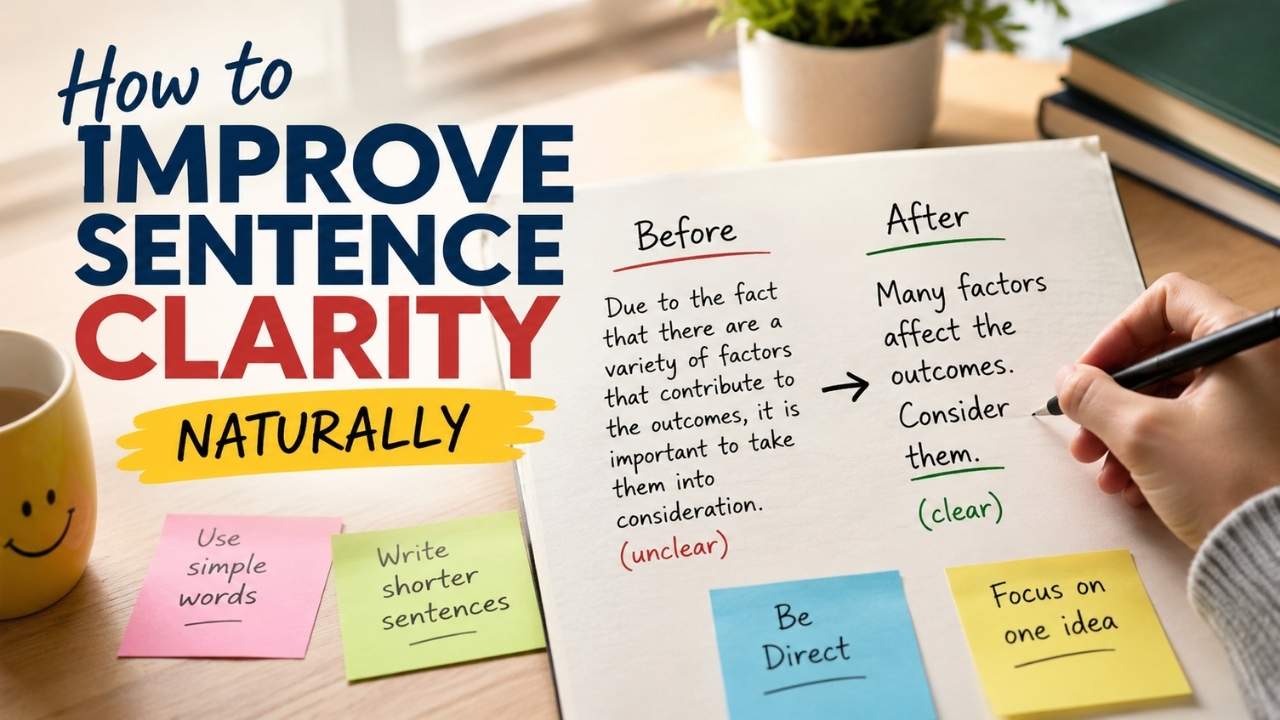 Today, many people want to know how to improve sentence clarity because modern communication moves fast.