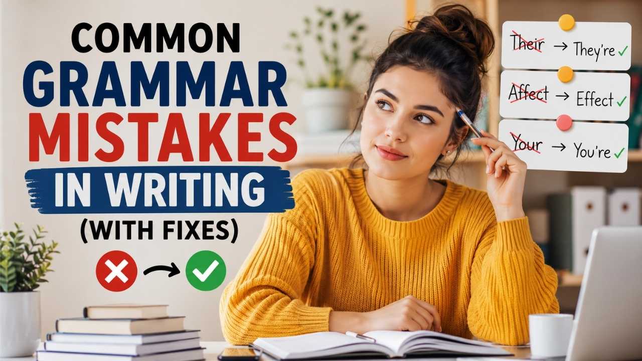 Today, common grammar mistakes in writing appear everywhere.