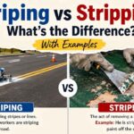Many people confuse striping vs stripping because the words look and sound similar.