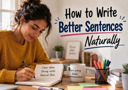 Today, many people want to know how to write better sentences because modern communication moves quickly.