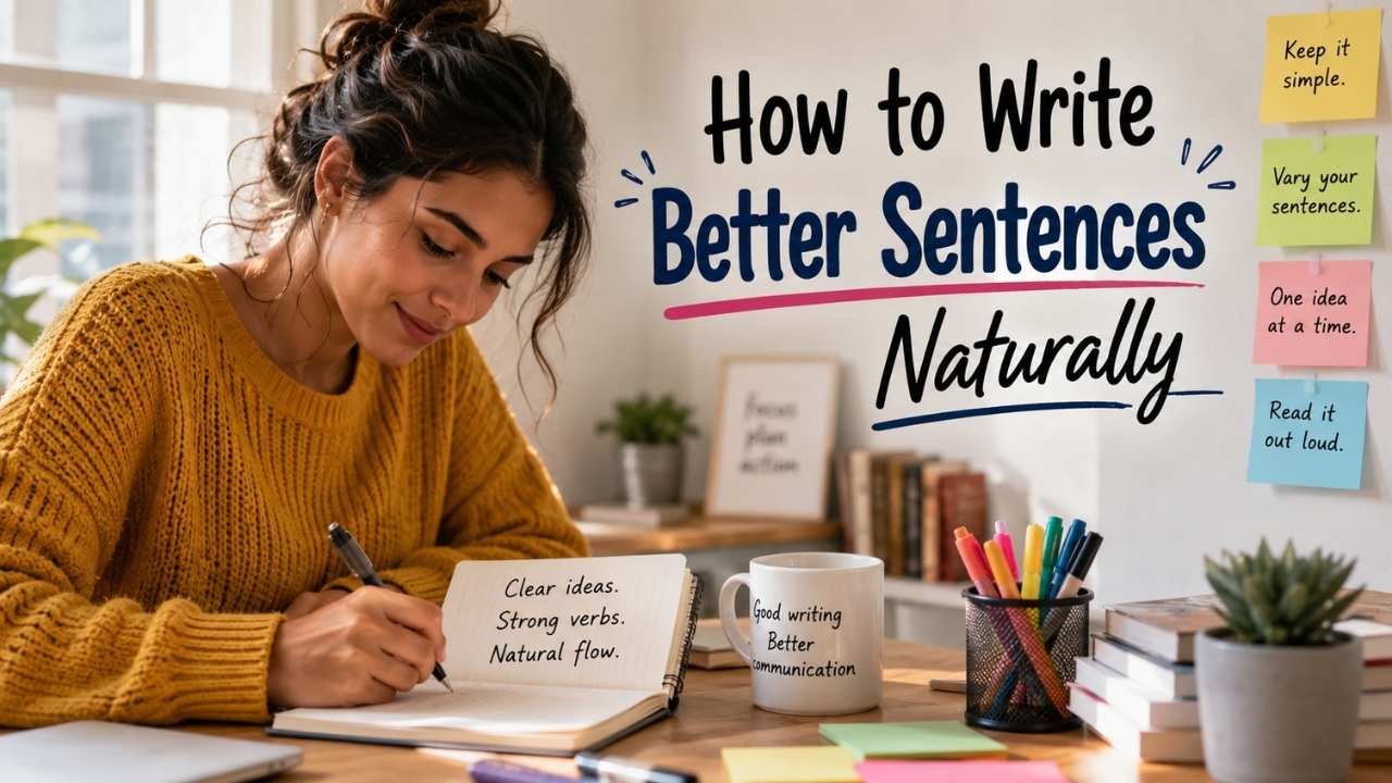 Today, many people want to know how to write better sentences because modern communication moves quickly.