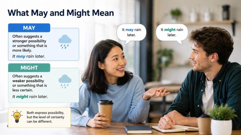 What May and Might Mean