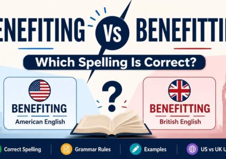 Many writers feel confused about benefiting vs benefitting because both spellings appear online, in books, and in professional writing.