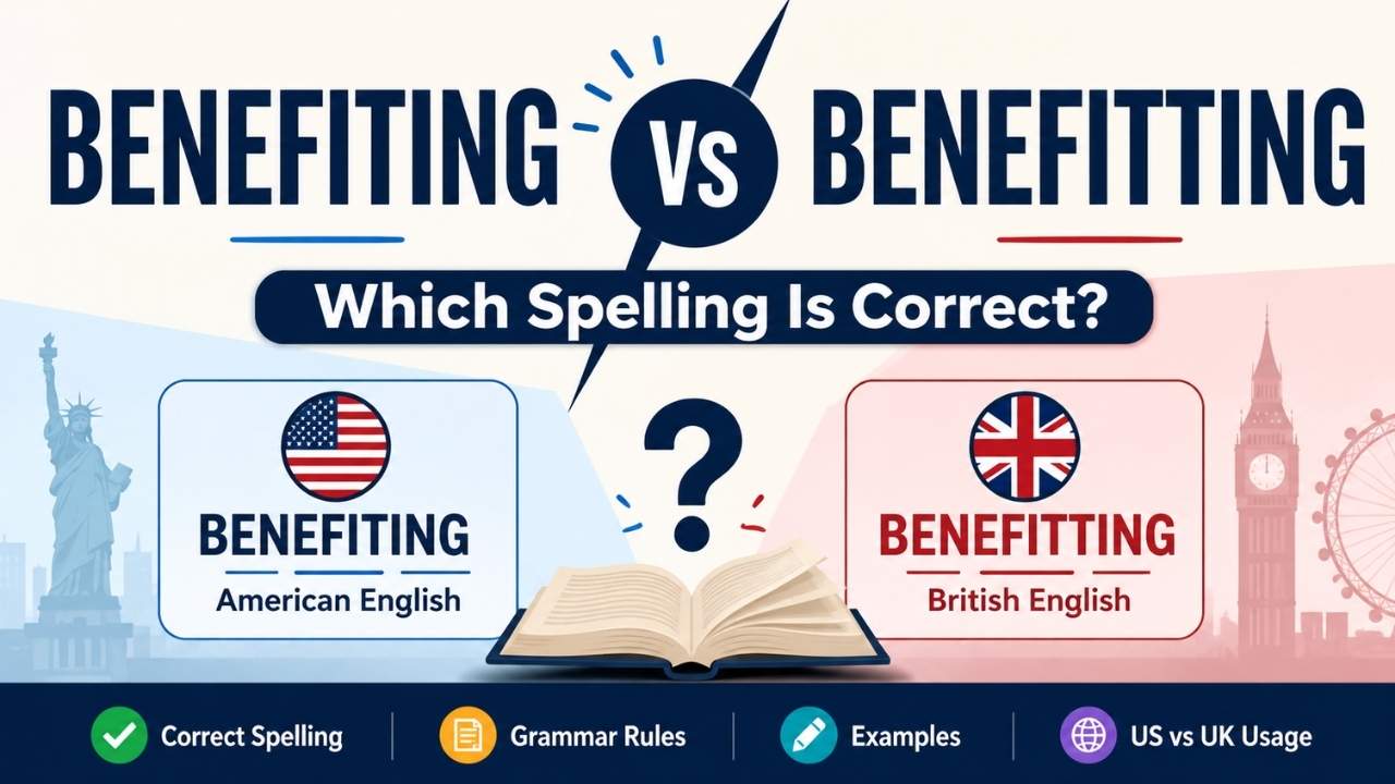 Many writers feel confused about benefiting vs benefitting because both spellings appear online, in books, and in professional writing.