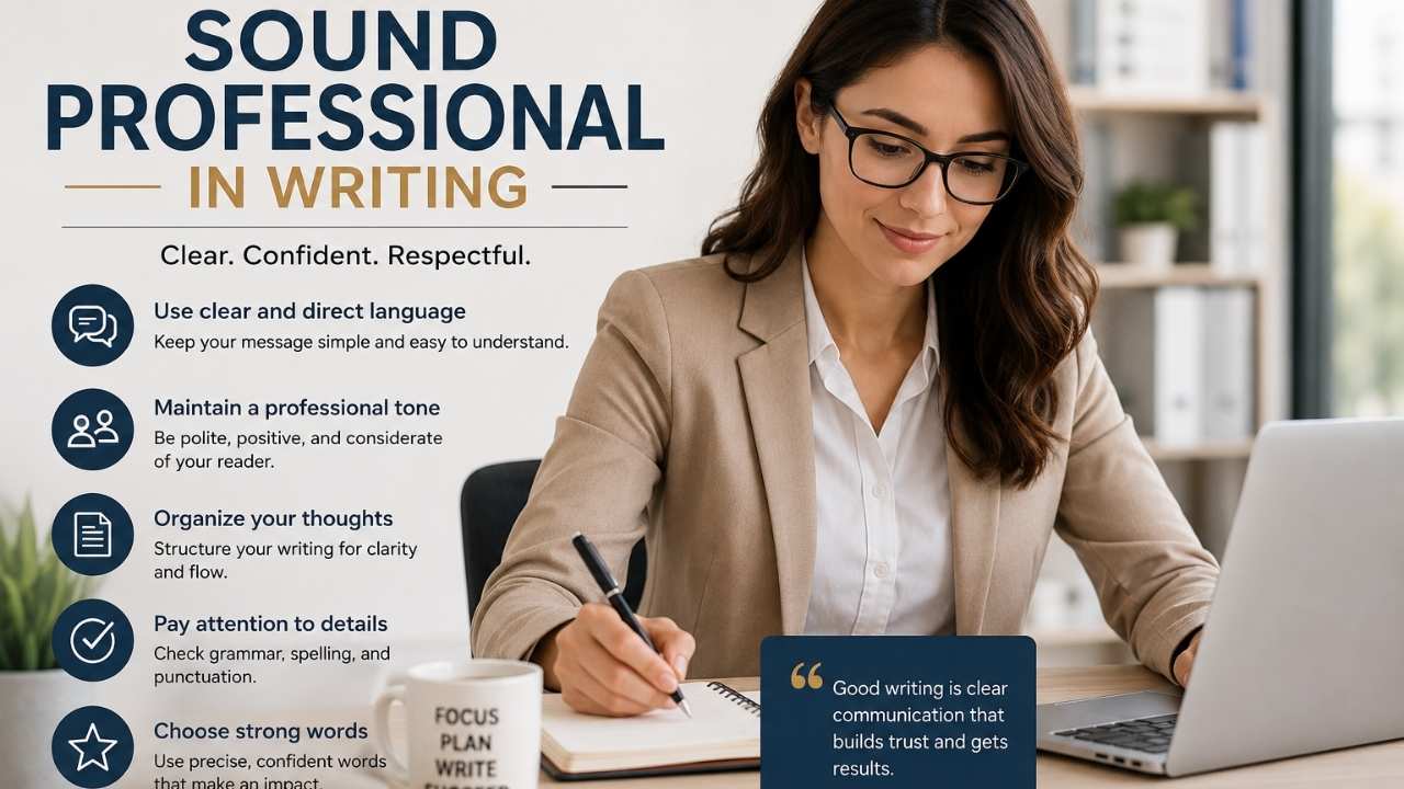 Today, many people want to know how to sound professional in writing because communication happens constantly.