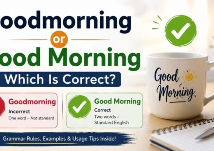 Many people feel confused about “goodmorning or good morning” because both versions appear online every day.