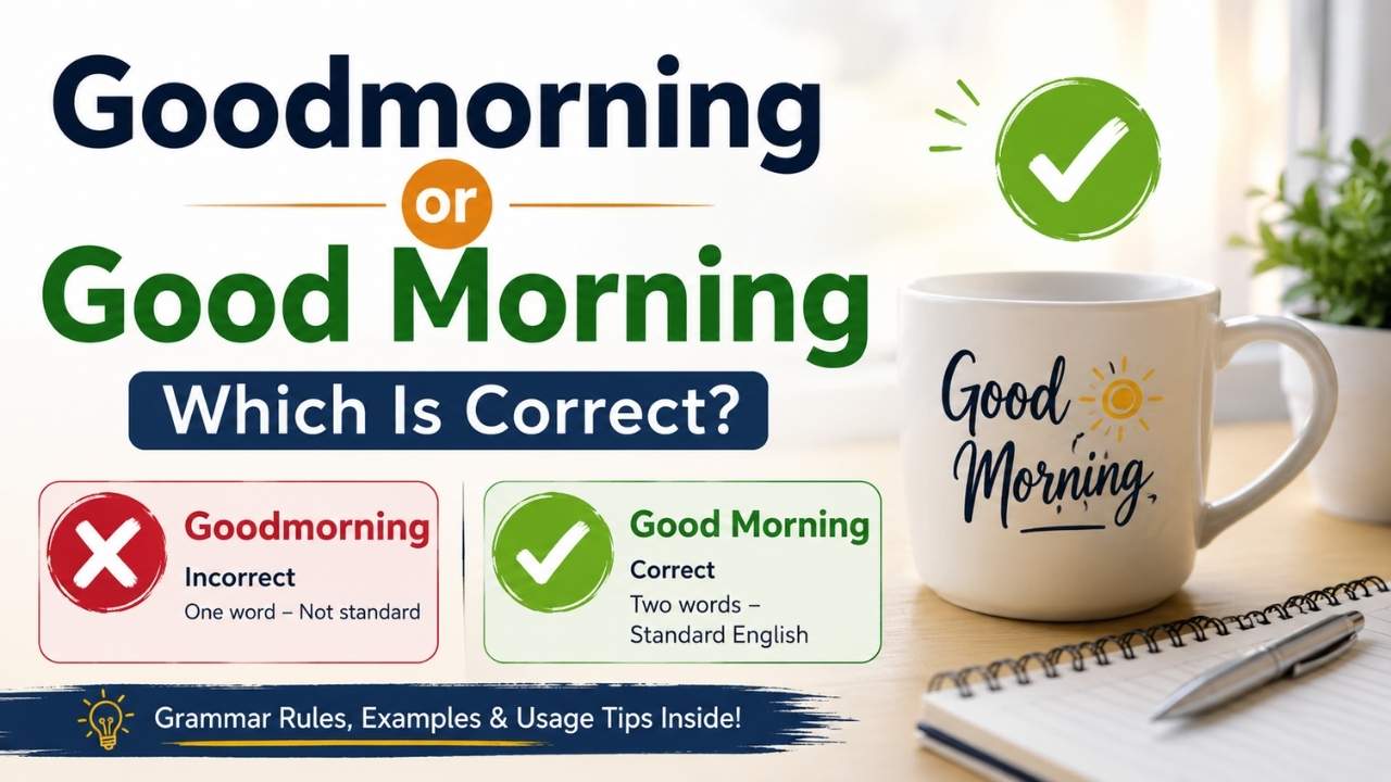 Many people feel confused about “goodmorning or good morning” because both versions appear online every day.