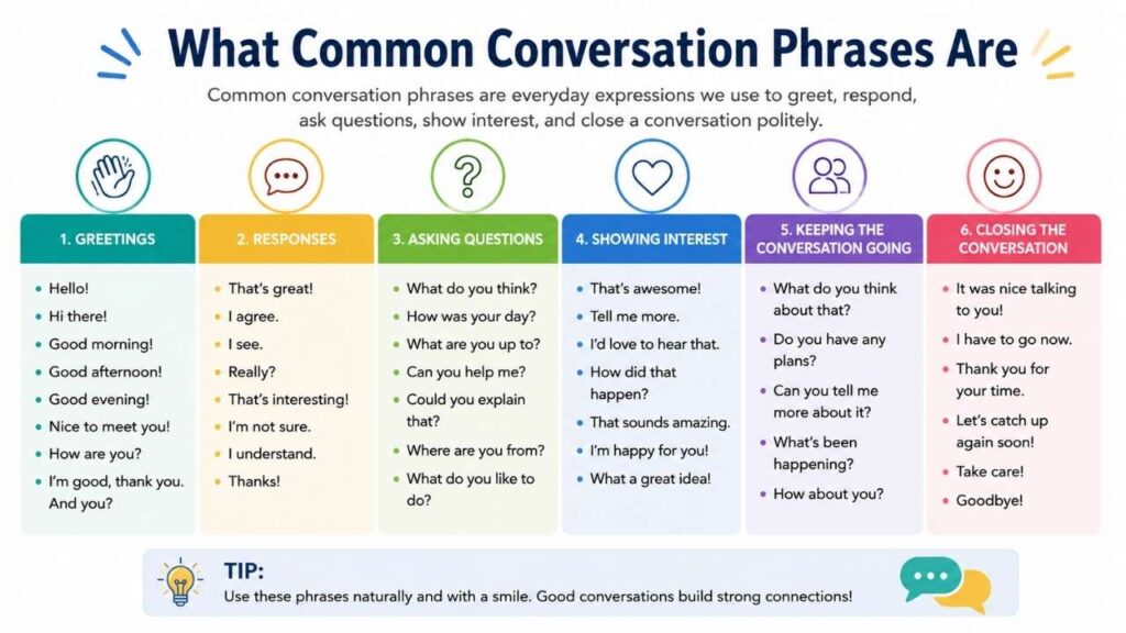What Common Conversation Phrases Are