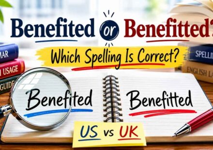 Many English learners and native speakers pause when writing benefited or benefitted.