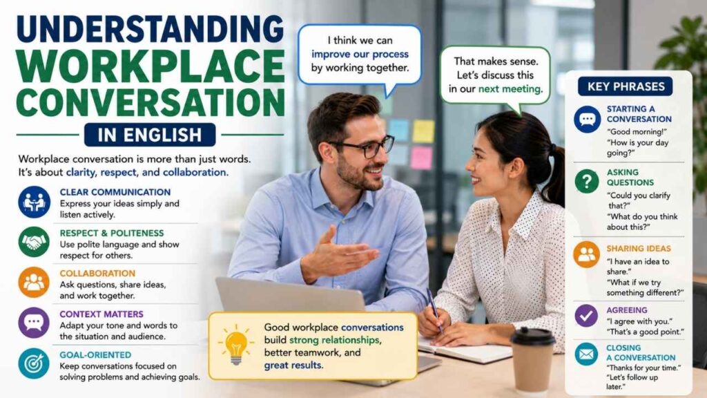 Understanding Workplace Conversation in English