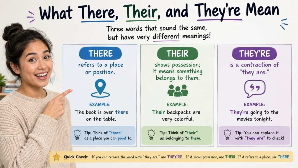 What There, Their, and They’re Mean