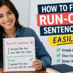 Learning how to fix run on sentences can make your writing clearer and easier to read.