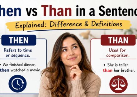 Understanding then vs than in a sentence helps your writing sound clearer and more natural.