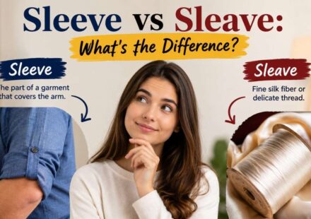 Sleeve vs sleave are a perfect example
