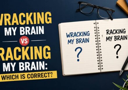 Have you ever stopped while writing and wondered, "Is it racking my brain or wracking my brain?