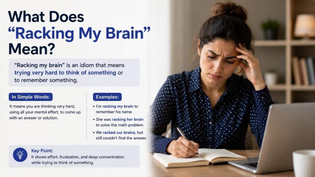 Wracking My Brain vs Racking My Brain: Which Is Correct?