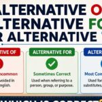 Many English learners wonder whether they should use alternative of, alternative for, or alternative to