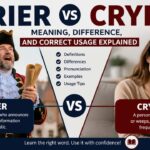 Crier vs cryer is a common spelling confusion because both words look and sound almost identical.