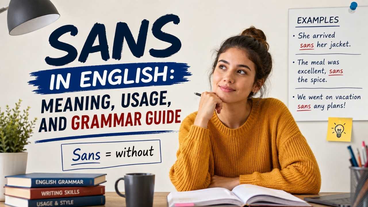 The word Sans in English is one of those terms that appears simple but carries a rich linguistic history.