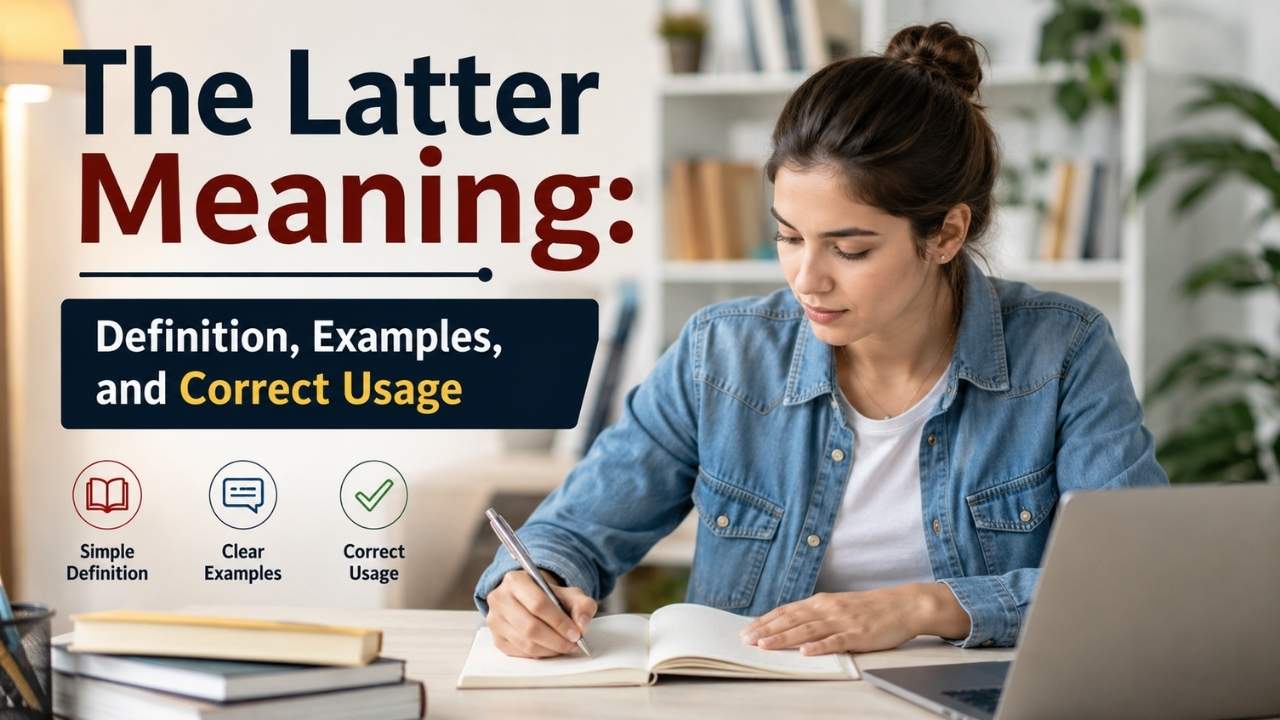 Have you ever read a sentence containing “the latter” and wondered what it actually means?