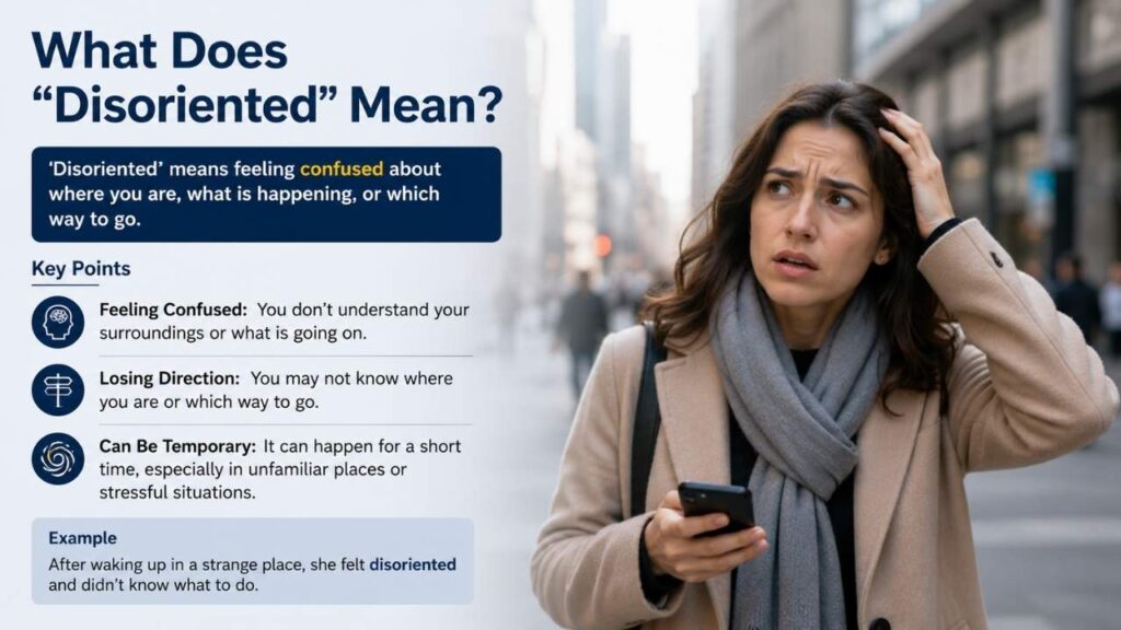 What Does “Disoriented” Mean?