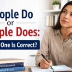 Many English learners get confused about whether they should use “people do vs people does.”