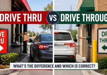 Have you ever wondered whether Drive Thru vs Drive Through is the correct spelling?