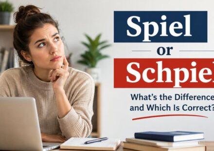 Have you ever wondered whether it is spiel or schpiel?