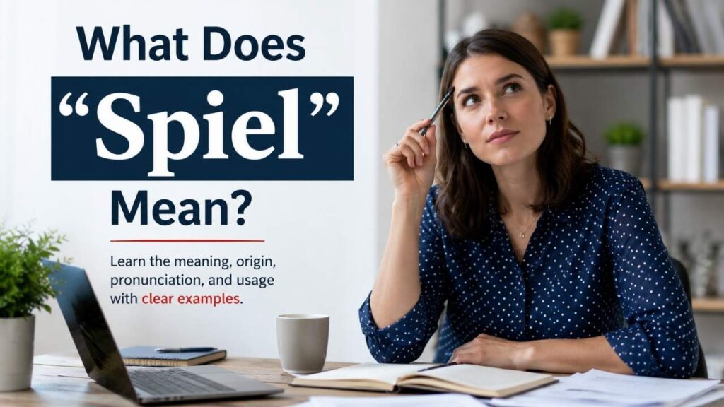 What Does "Spiel" Mean?
