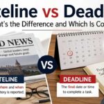 Many people confuse dateline vs deadline because the two words look alike and both relate to dates and written communication.
