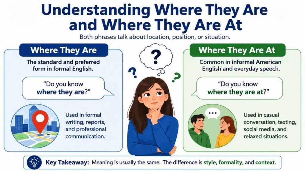 Where They Are vs Where They Are At