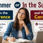 Many English learners wonder whether they should say "in summer or in the summer."