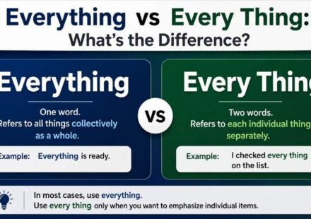 Many English learners and native speakers wonder about Everything vs Every Thing.