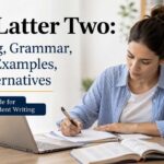 Have you ever wondered, "What does the latter two mean?"