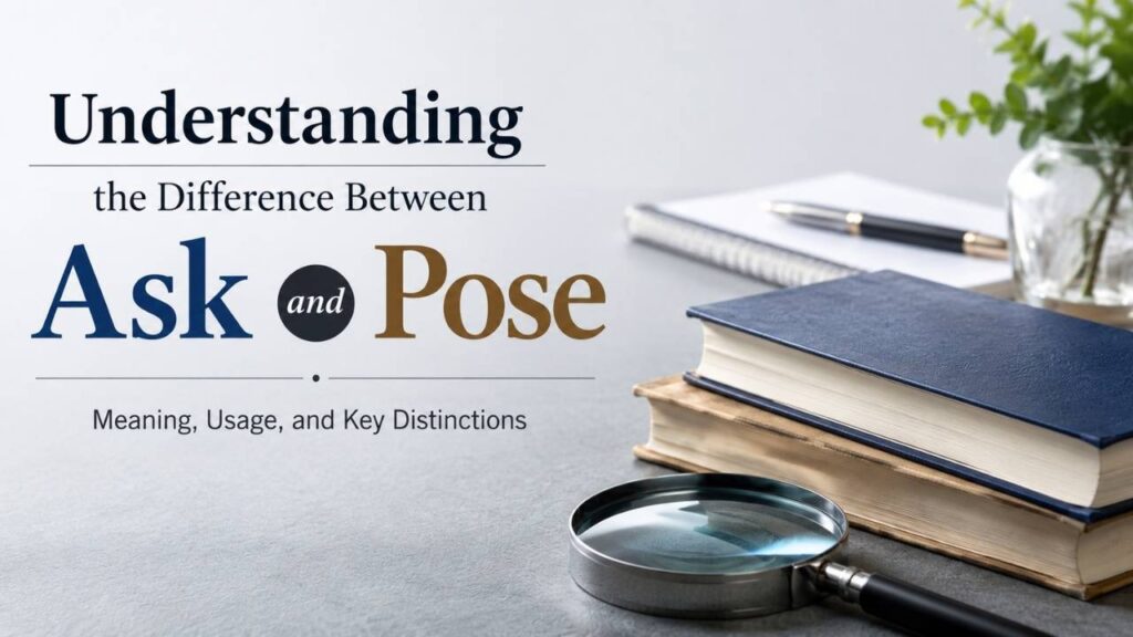 Understanding the Difference Between Ask and Pose