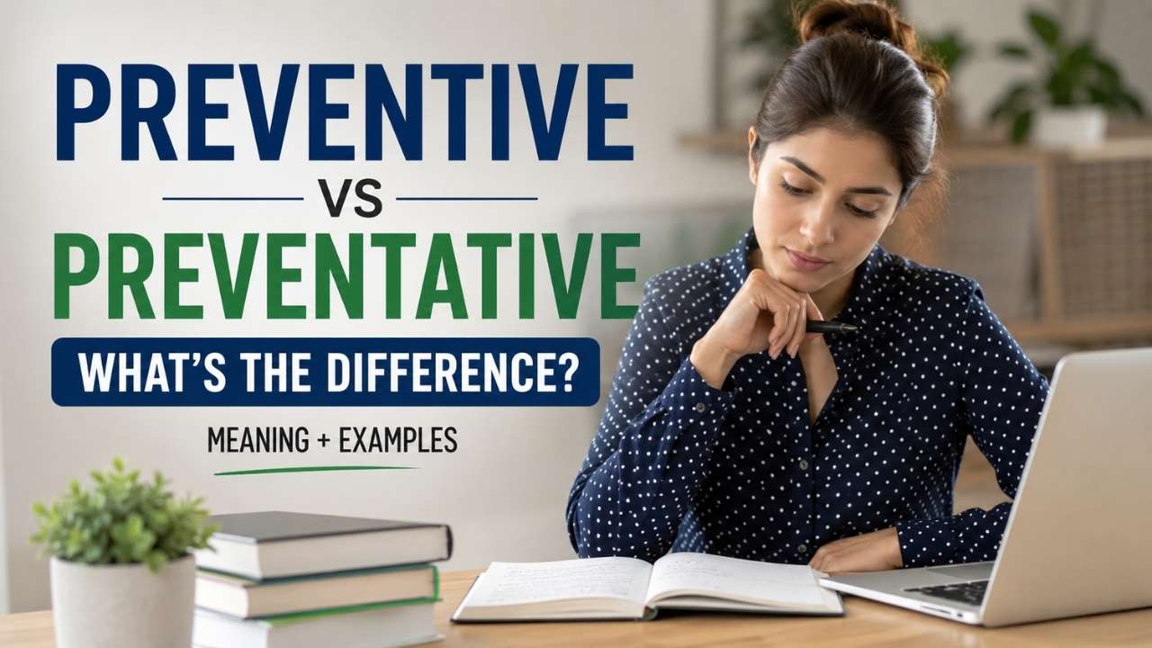 If you've ever wondered whether preventive or preventative is the correct word,