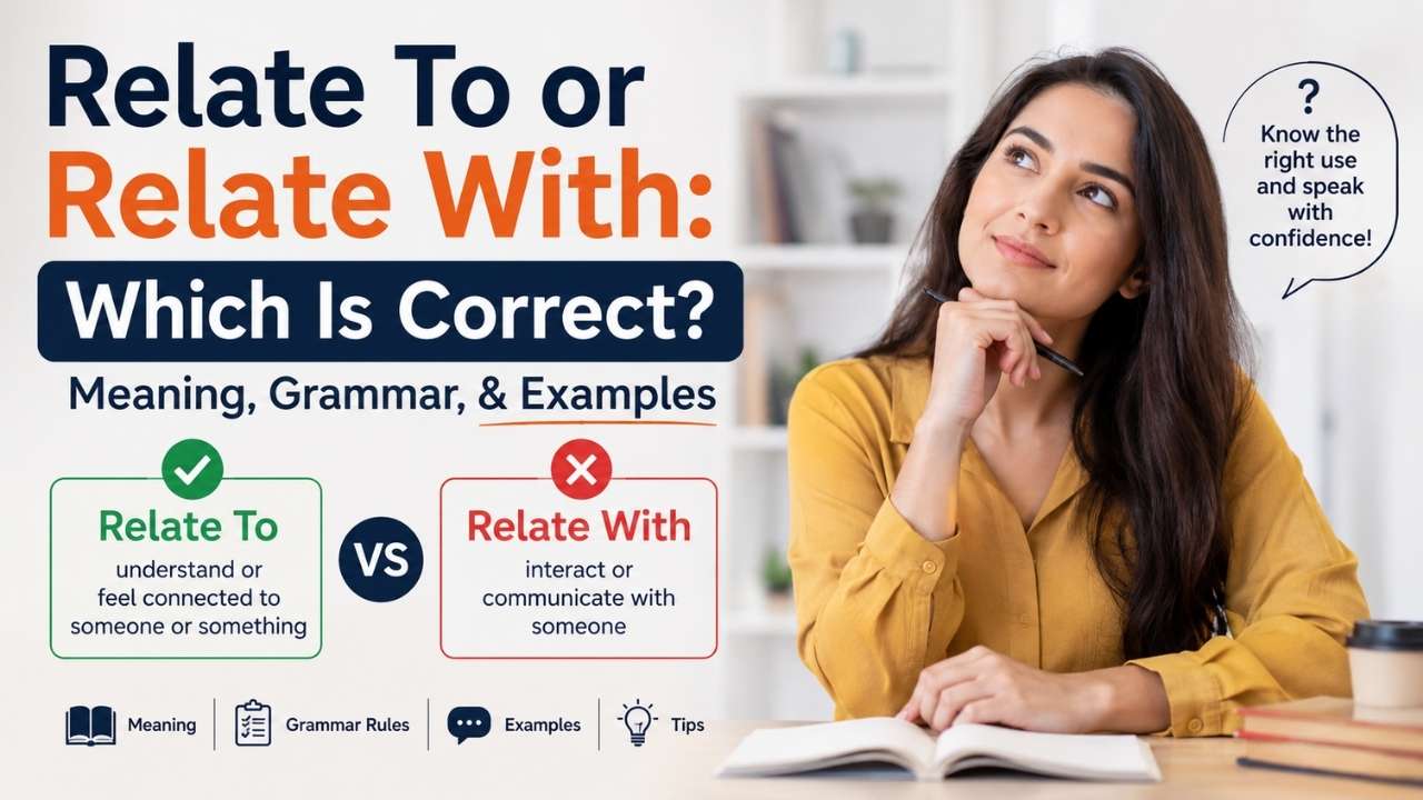 Have you ever stopped and wondered whether you should say "relate to" or "relate with"? You're not alone.