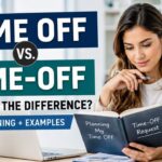 Have you ever wondered whether you should write time off vs time-off?
