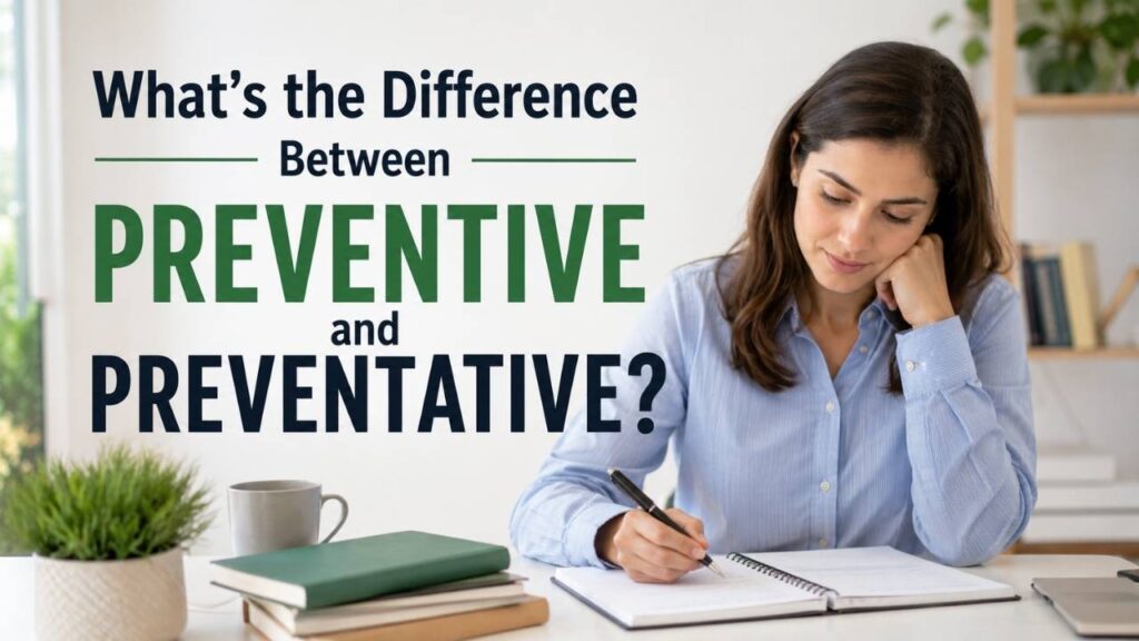 What's the Difference Between Preventive and Preventative?
