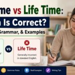 Have you ever wondered whether you should write lifetime vs life time?