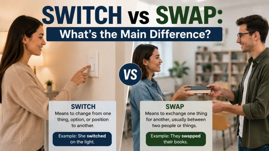 Switch vs Swap: What's the Main Difference?