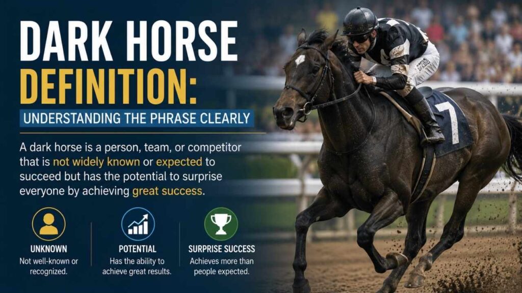 What Does “Dark Horse” Mean?