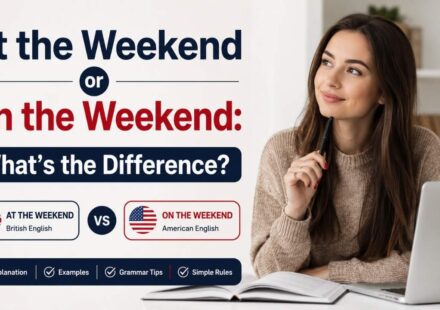 Have you ever wondered whether you should say "at the weekend" or "on the weekend"? If so, you're not alone.