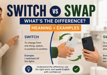 If you've ever wondered whether switch vs swap mean the same thing, you're not alone