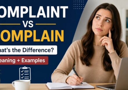 Have you ever wondered whether you should use complaint vs complain?