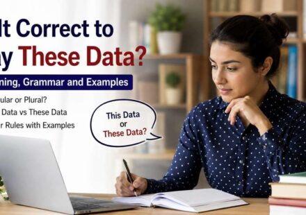 Have you ever wondered, "Is it correct to say these data?" If so, you're not alone.