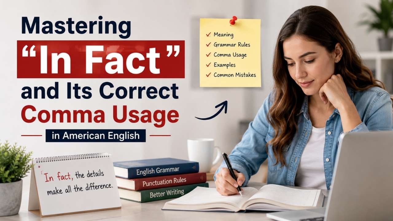 Have you ever wondered what "in fact" means or whether you should put a comma before or after it? You're not alone.