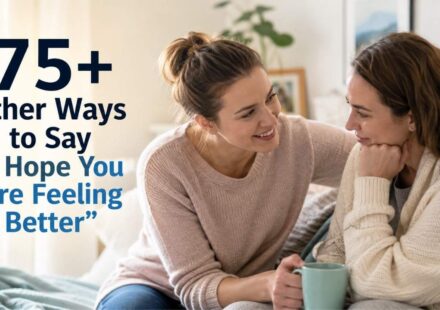 Learning other ways to say "I hope you are feeling better" helps you express your support in a more personal, thoughtful, or professional way.